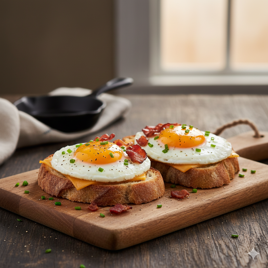 Broodje ei uit de oven